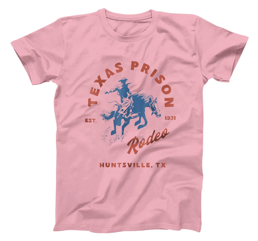Womens Texas Prison Rodeo Cowboy Western T-Shirt