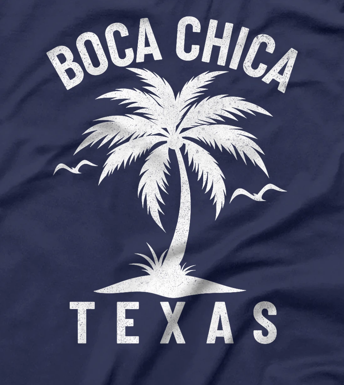 Boca Chica Beach Texas Palm Tree Tropical Summer Vacation Premium T-Shirt