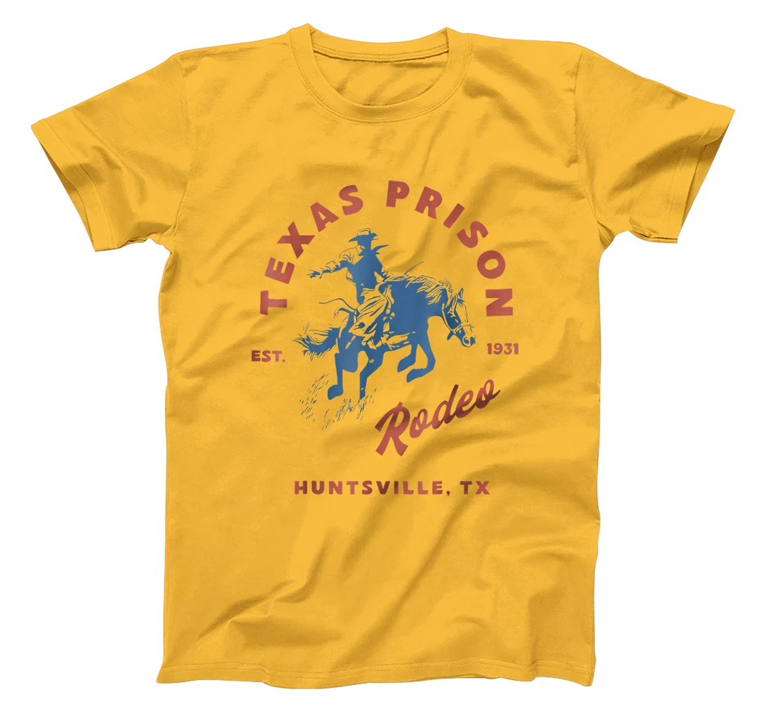 Womens Texas Prison Rodeo Cowboy Western T-Shirt