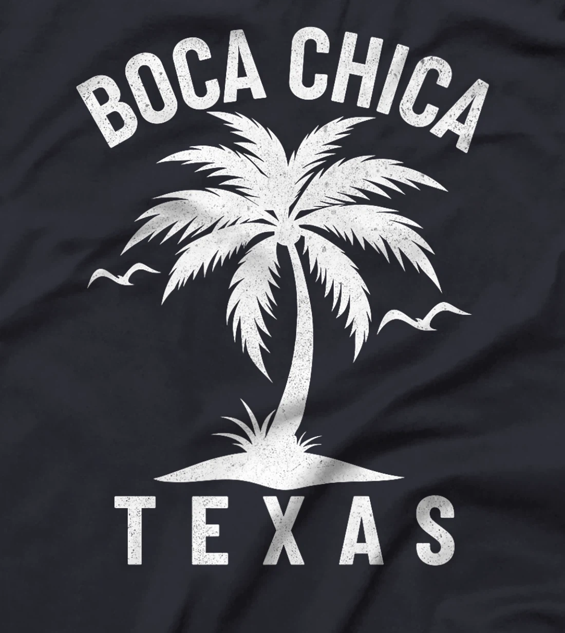 Boca Chica Beach Texas Palm Tree Tropical Summer Vacation Premium T-Shirt