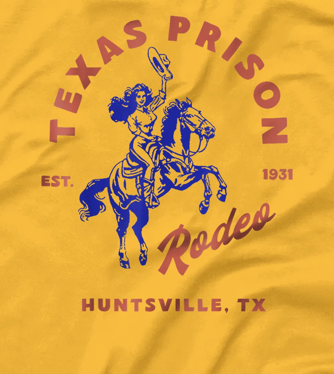 Texas Prison Rodeo Cowboy Cowgirl Western T-Shirt