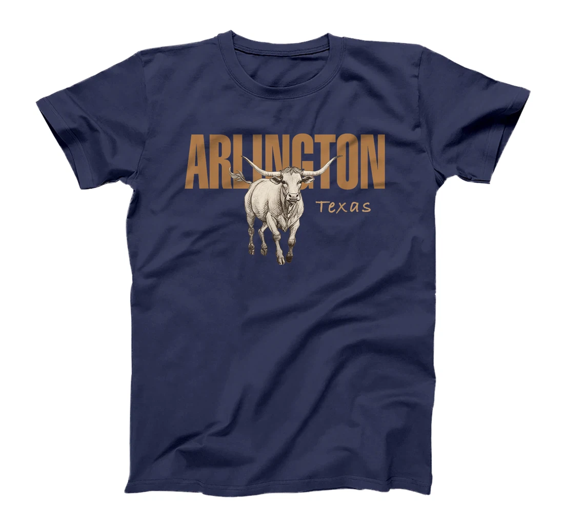 Arlington Texas Vintage Western Design T-Shirt