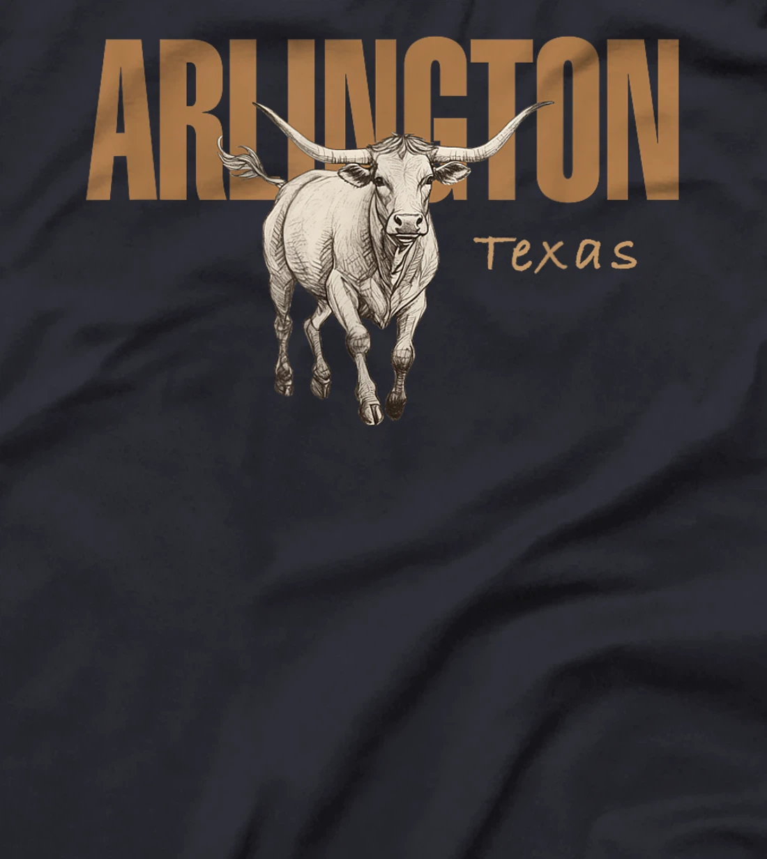 Arlington Texas Vintage Western Design T-Shirt