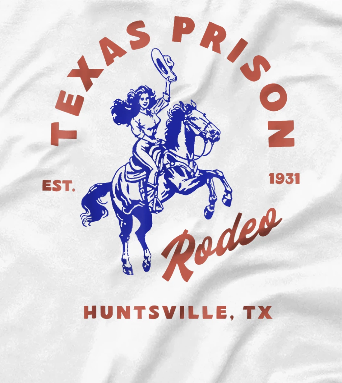 Texas Prison Rodeo Cowboy Cowgirl Western T-Shirt