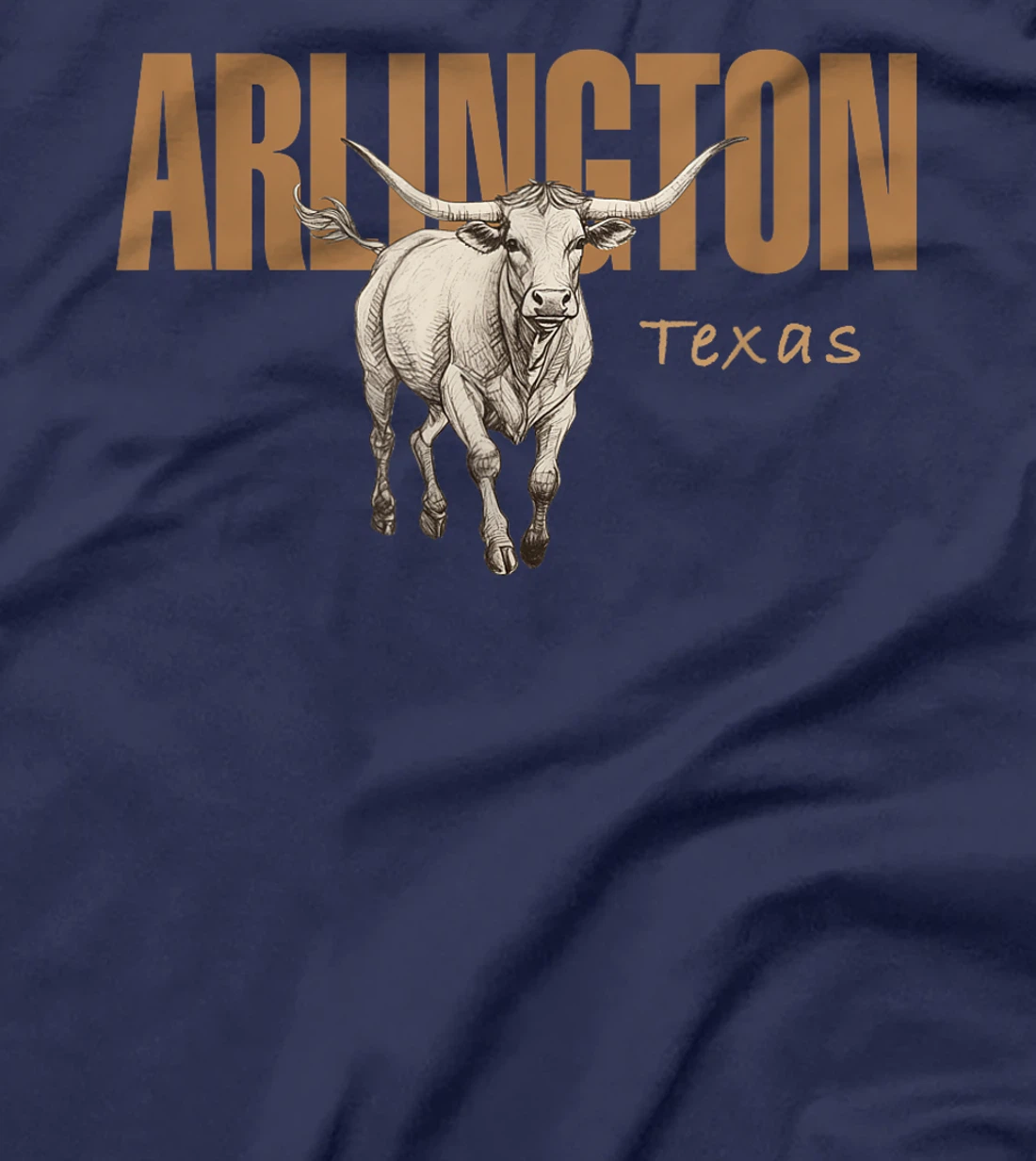 Arlington Texas Vintage Western Design T-Shirt