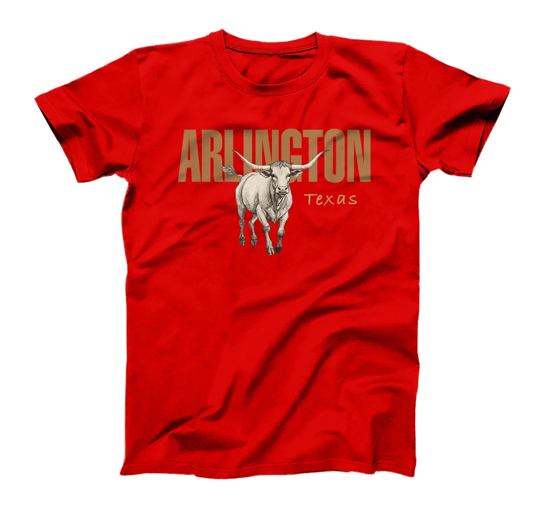 Arlington Texas Vintage Western Design T-Shirt
