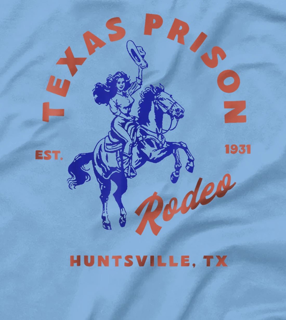 Texas Prison Rodeo Cowboy Cowgirl Western T-Shirt
