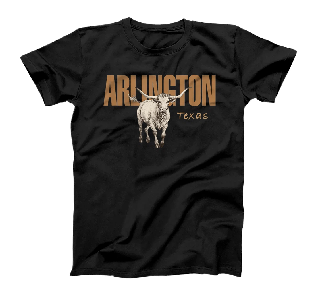 Arlington Texas Vintage Western Design T-Shirt