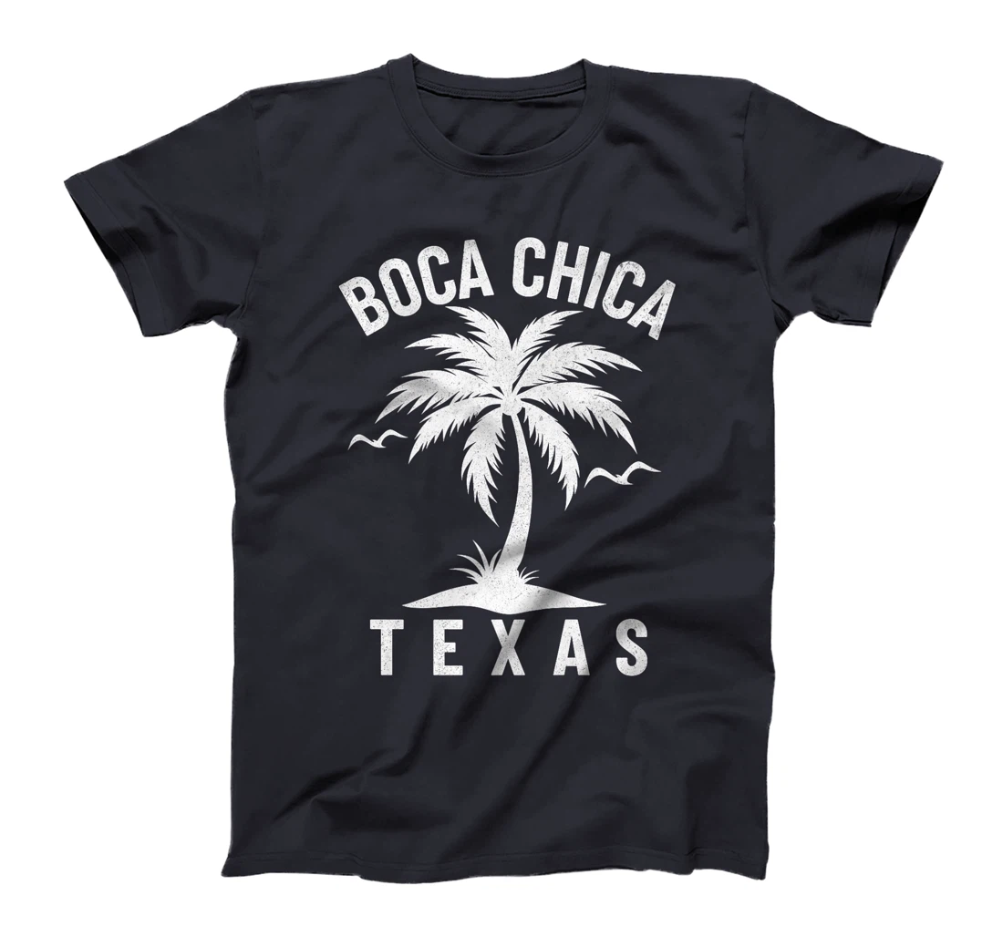 Boca Chica Beach Texas Palm Tree Tropical Summer Vacation Premium T-Shirt