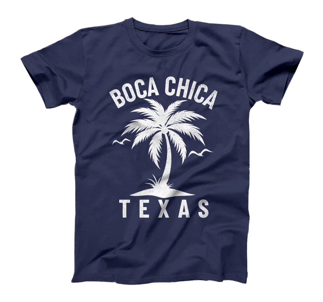Boca Chica Beach Texas Palm Tree Tropical Summer Vacation Premium T-Shirt