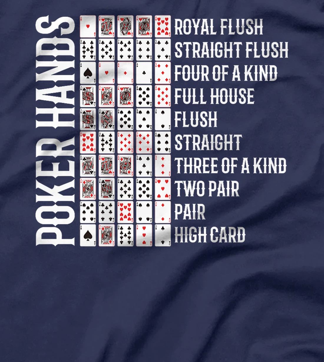 Poker Tournament POKER HANDS Texas Holdem Funny Poker Player Premium T-Shirt