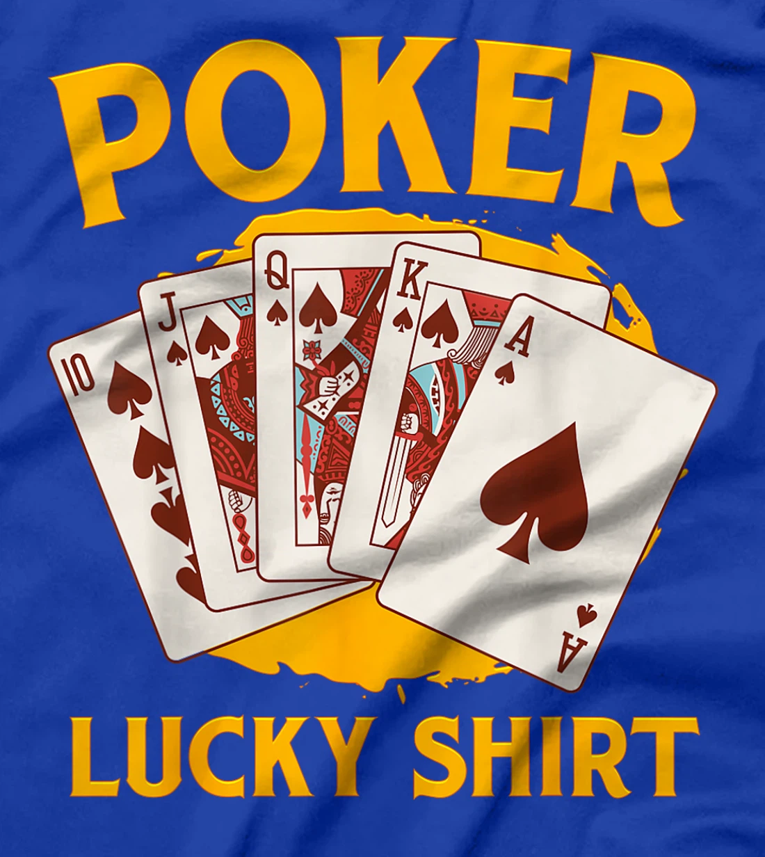 POKER LUCKY SHIRT Poker Lovers Poker Nights Texas Holdem T-Shirt