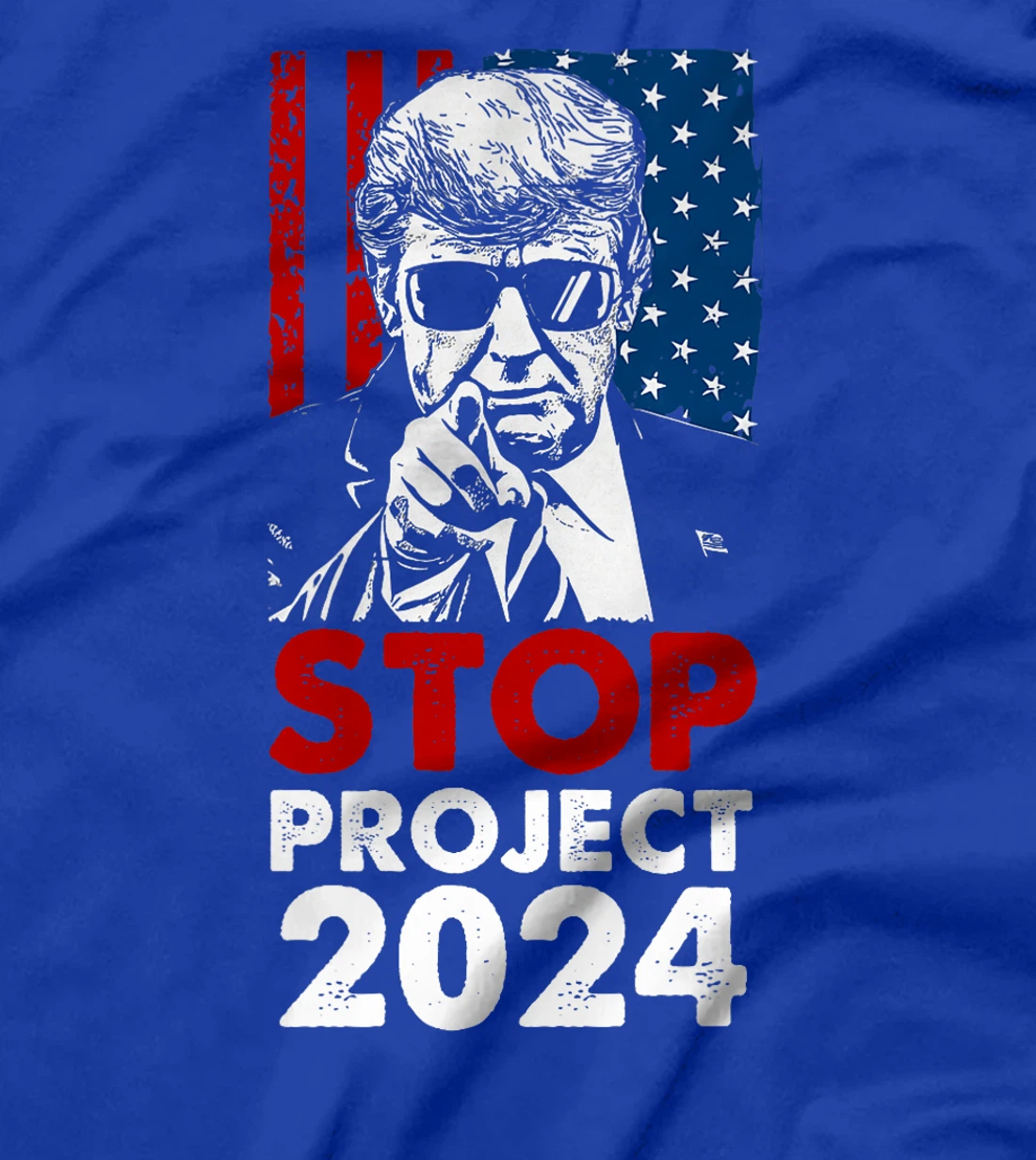 Stop Project 2025 Trump's Project Anti Trump (On Back) Premium T-Shirt