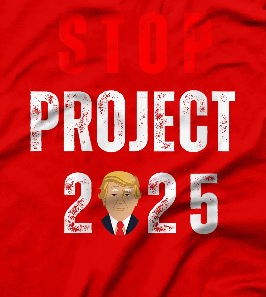 Womens Stop Project 2025 Trump's Project Anti Trump T-Shirt