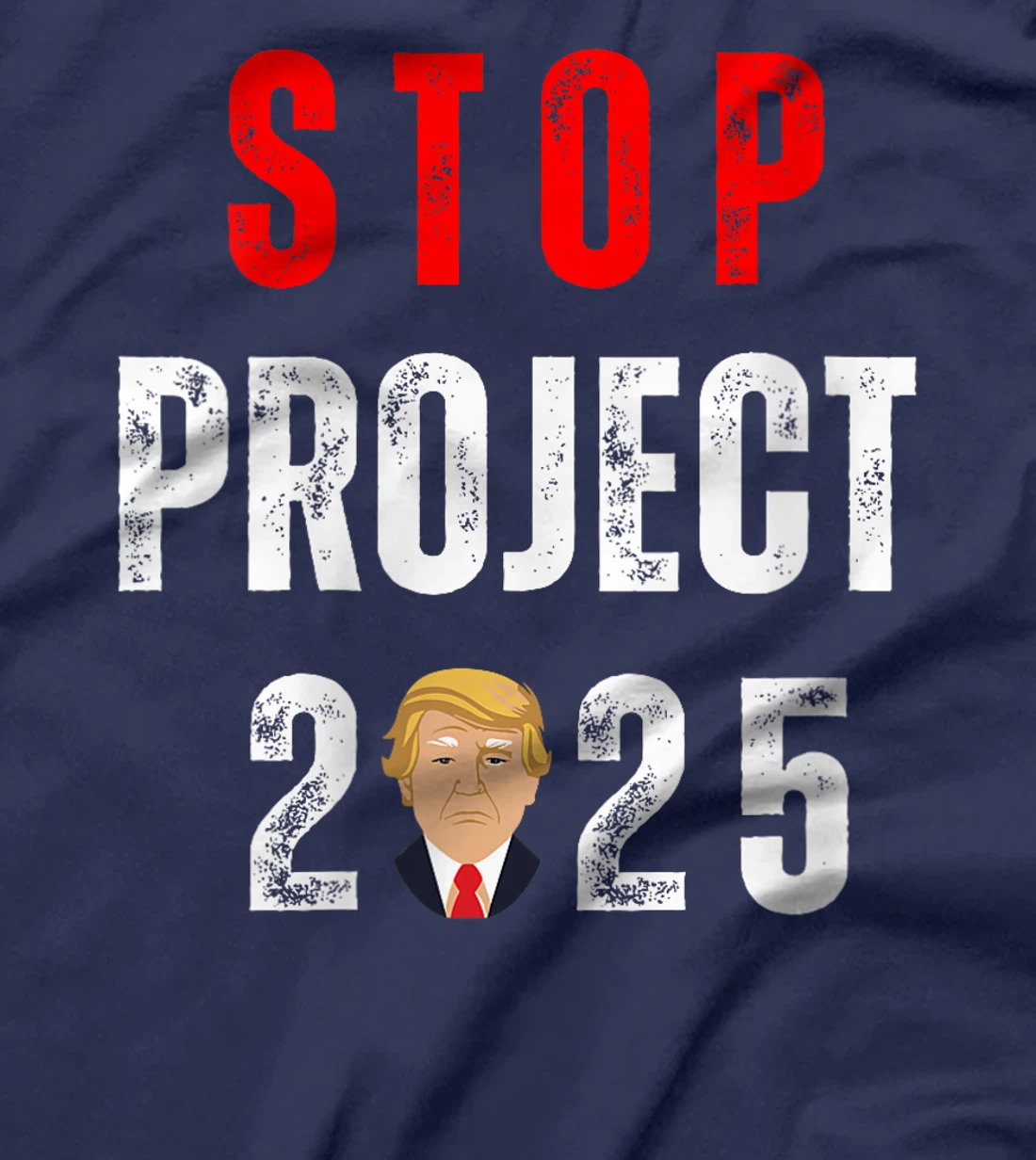 Womens Stop Project 2025 Trump's Project Anti Trump T-Shirt