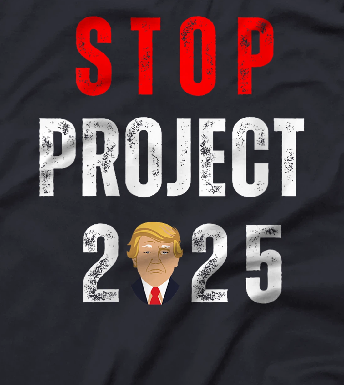 Womens Stop Project 2025 Trump's Project Anti Trump T-Shirt