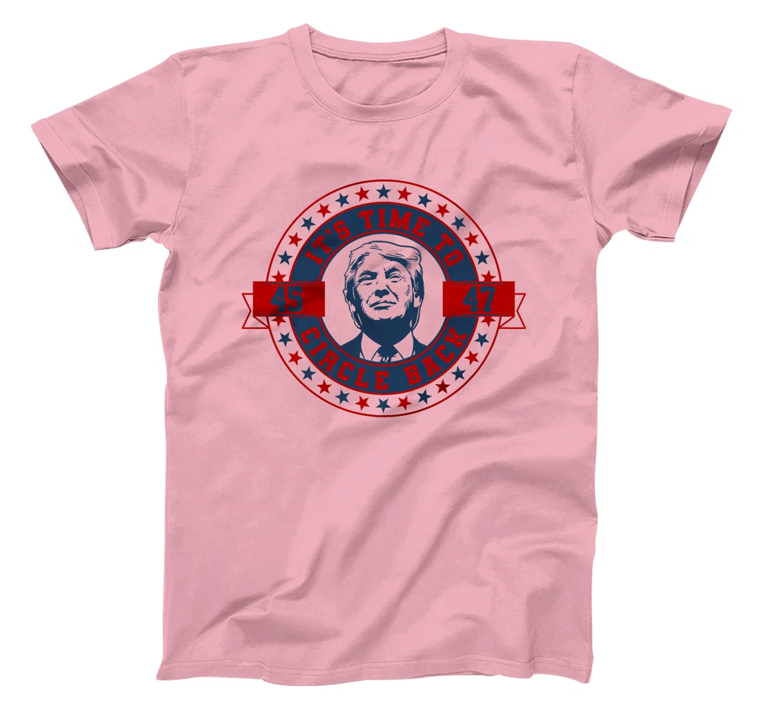Retro Vintage It's Time To Circle Back Trump 2024 Election Premium T-Shirt