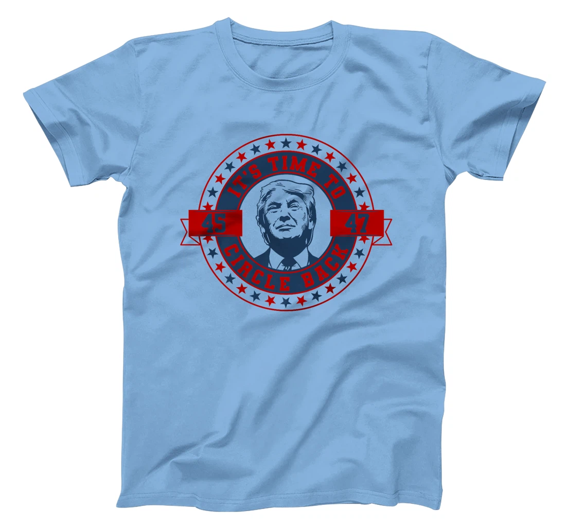 Retro Vintage It's Time To Circle Back Trump 2024 Election Premium T-Shirt