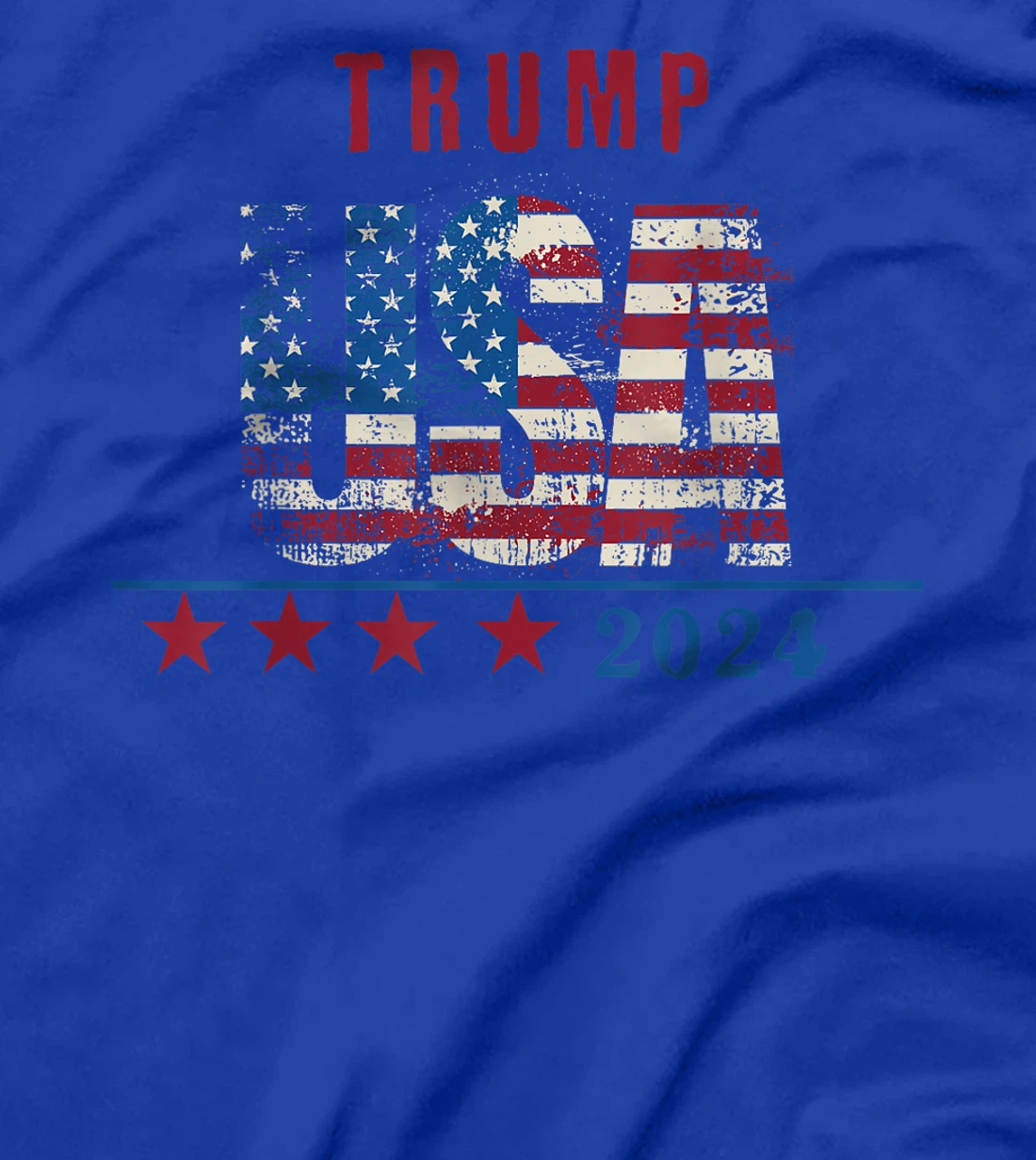 Trump 2024 USA, Patriotic American Flag, USA Pride T-Shirt