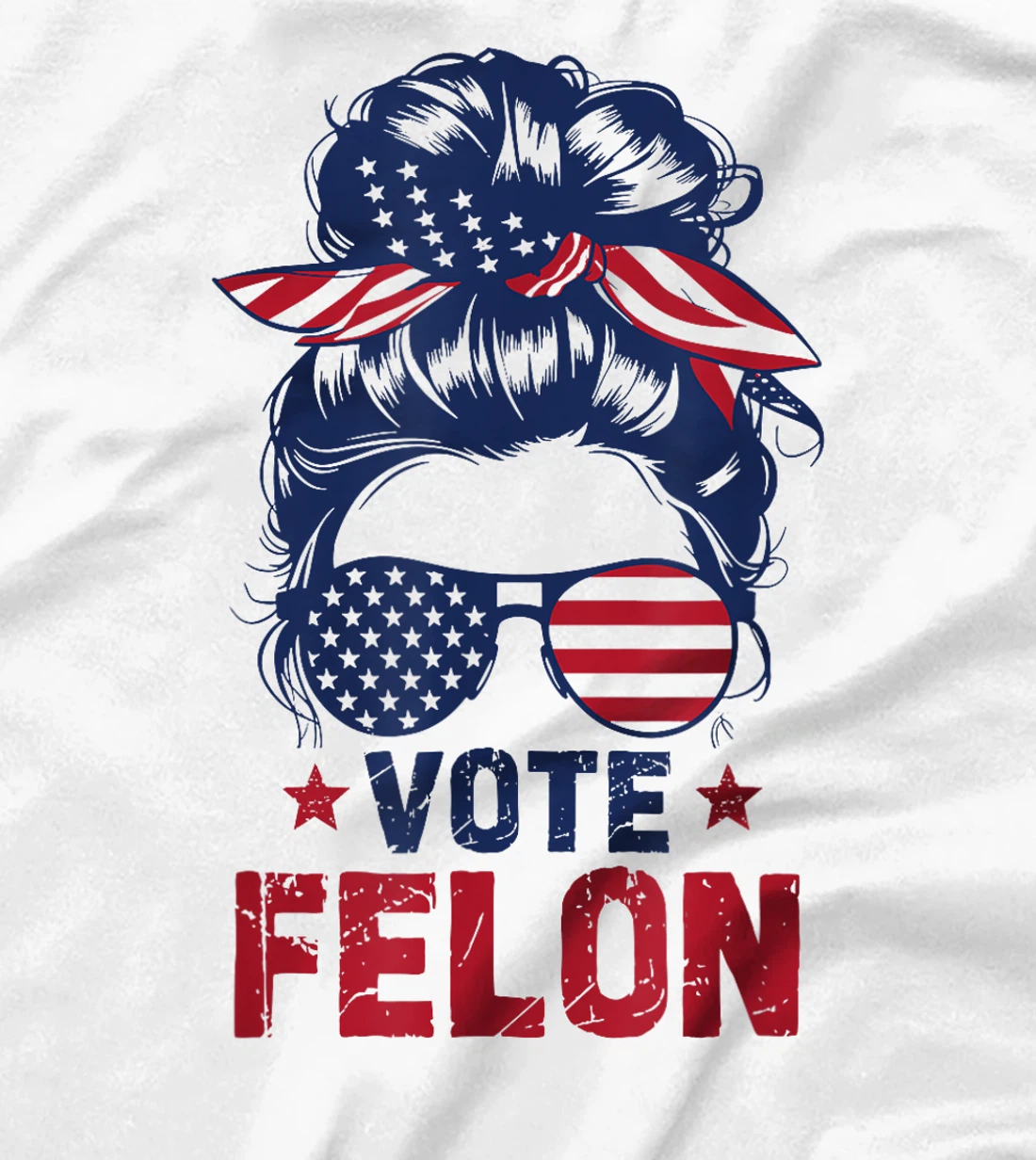 Vote Felon 2024 President Trump Girl T-Shirt