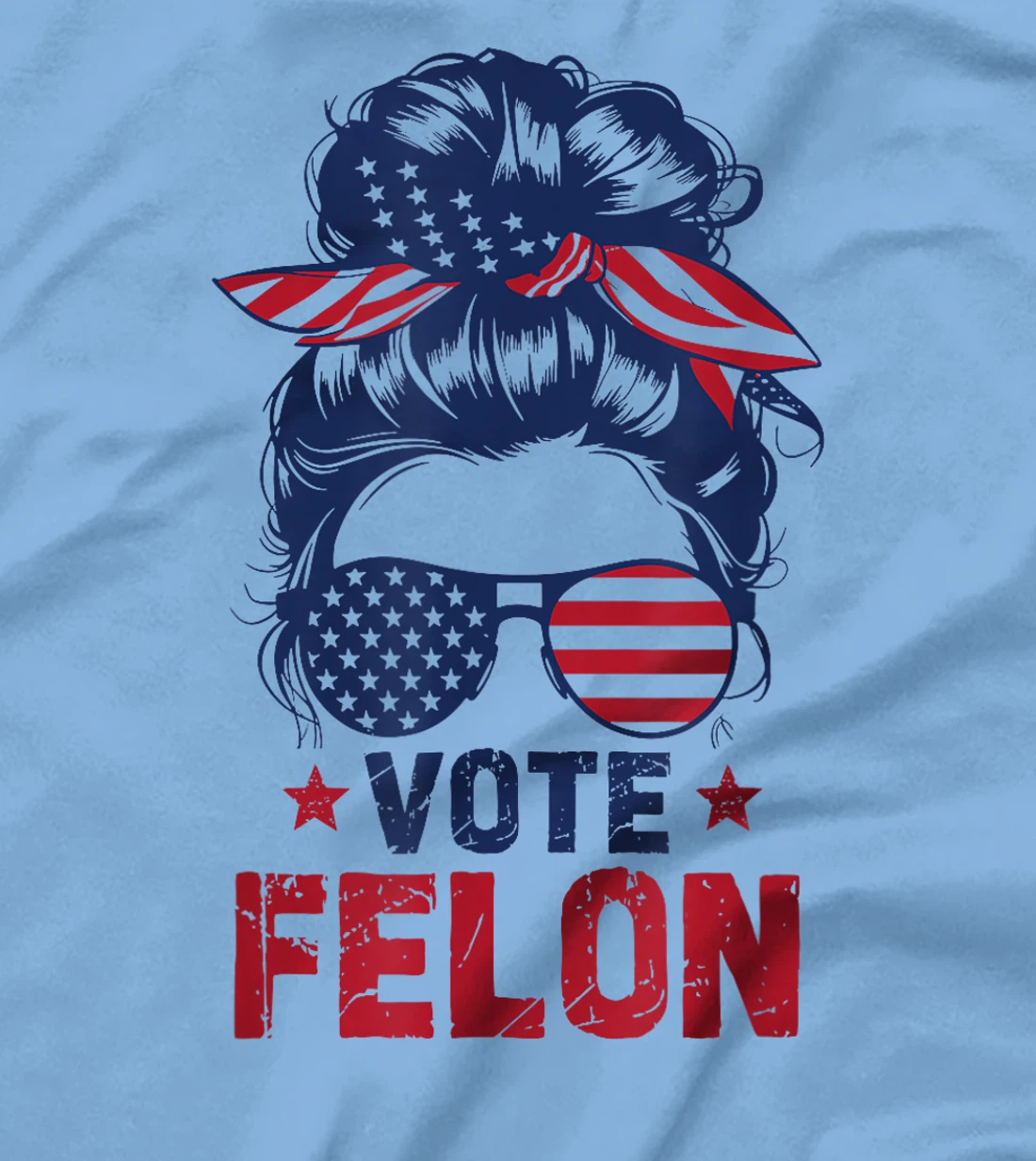 Vote Felon 2024 President Trump Girl T-Shirt