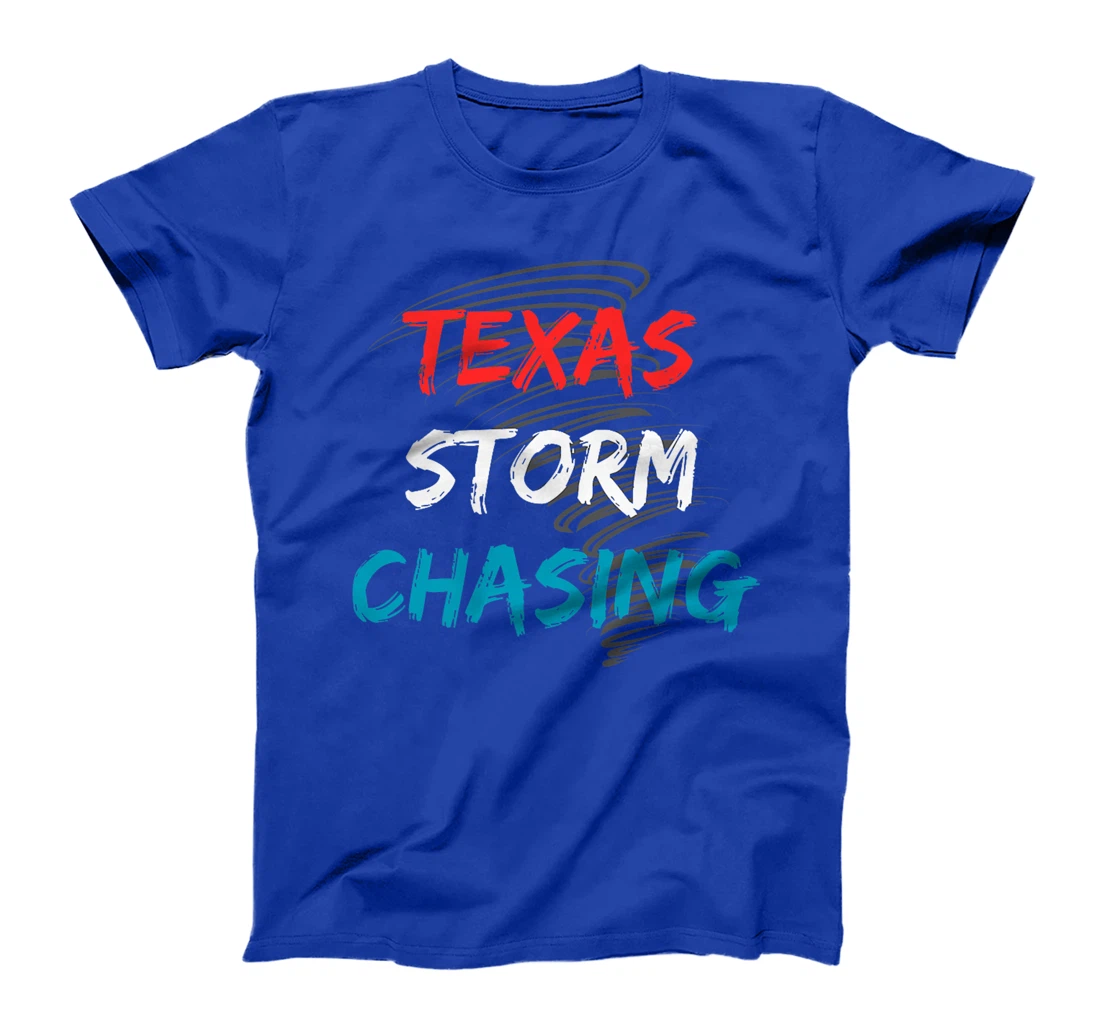 Weather Texas Storm Chasing Red White Blue Clouds Tornados Premium T-Shirt