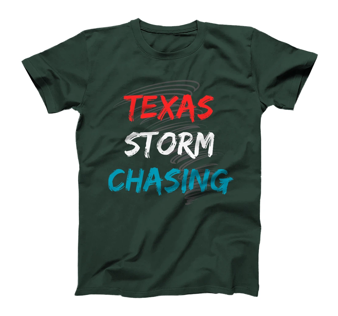 Weather Texas Storm Chasing Red White Blue Clouds Tornados Premium T-Shirt