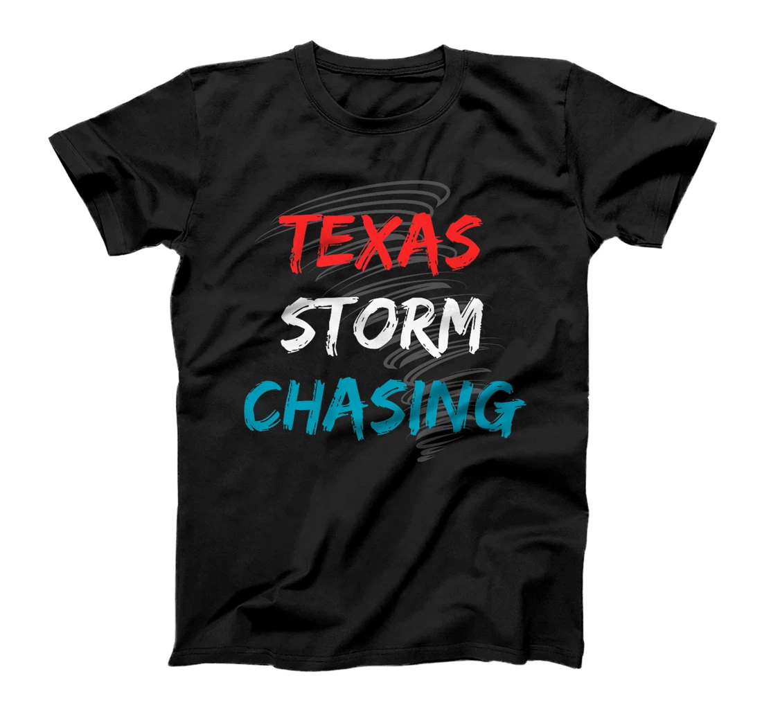 Weather Texas Storm Chasing Red White Blue Clouds Tornados Premium T-Shirt