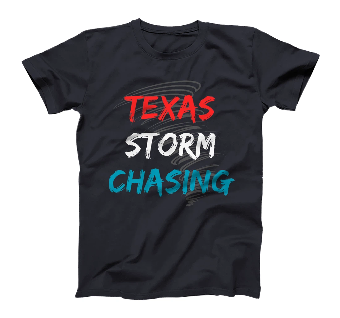 Weather Texas Storm Chasing Red White Blue Clouds Tornados Premium T-Shirt