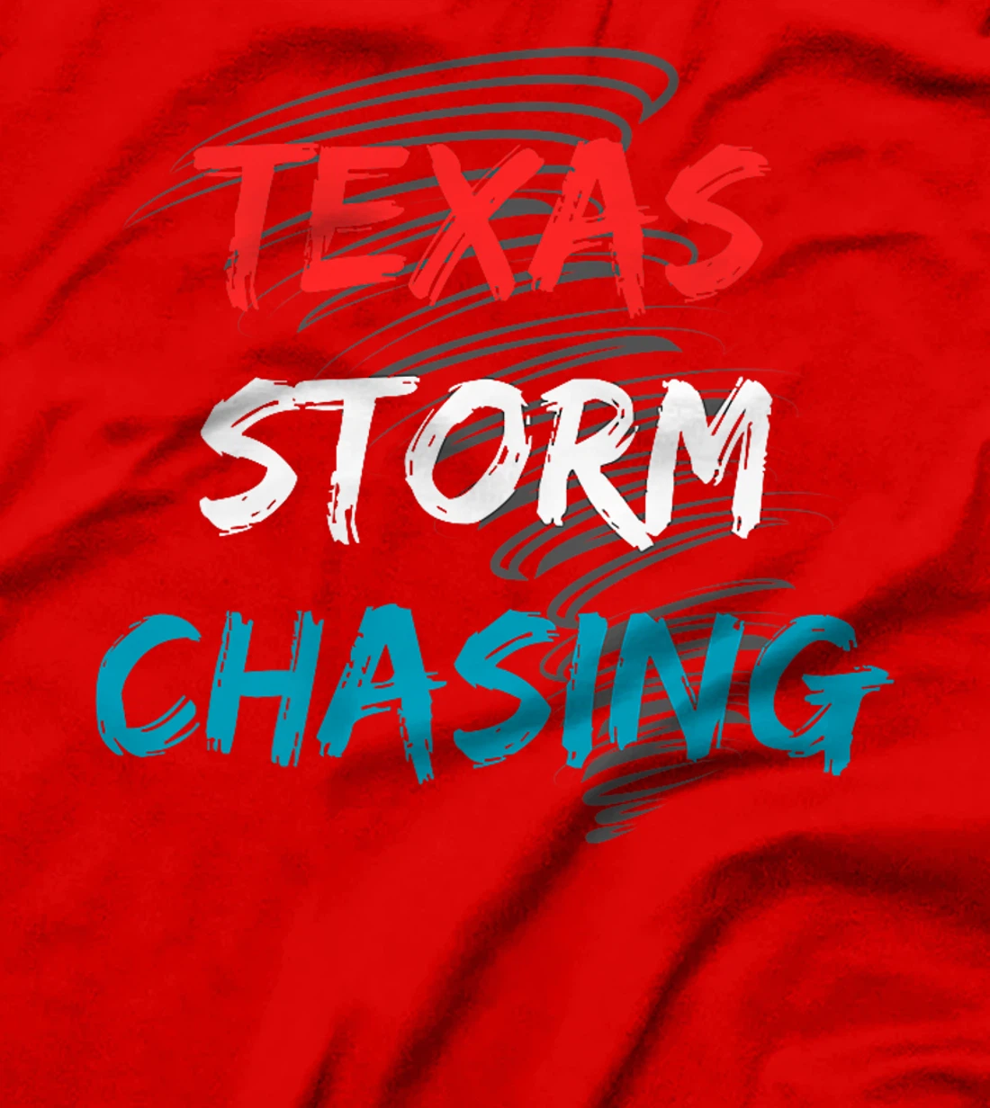 Weather Texas Storm Chasing Red White Blue Clouds Tornados Premium T-Shirt