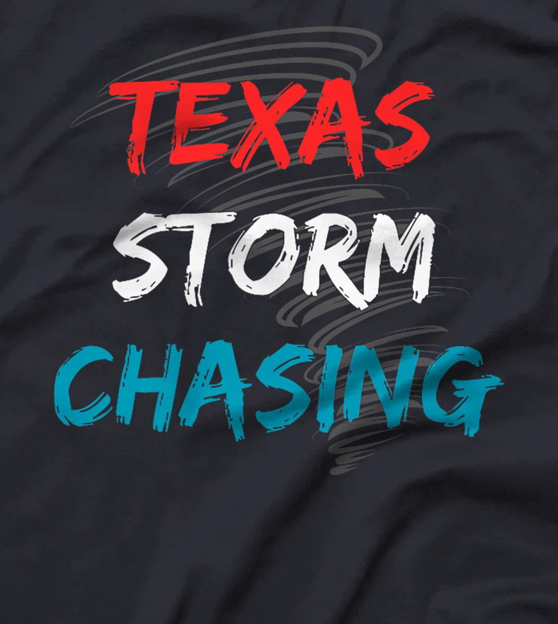 Weather Texas Storm Chasing Red White Blue Clouds Tornados Premium T-Shirt