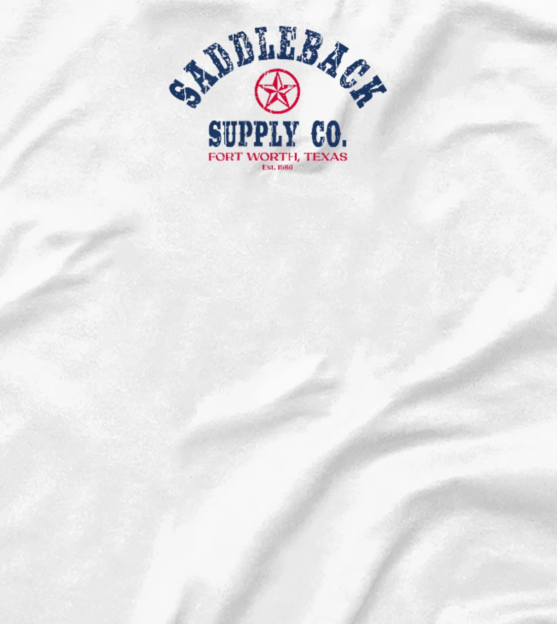 Saddleback Texas Lone Star - Red White and Blue Logo T-Shirt
