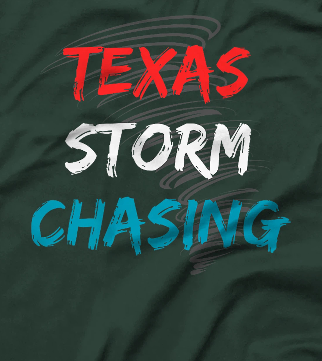 Weather Texas Storm Chasing Red White Blue Clouds Tornados Premium T-Shirt