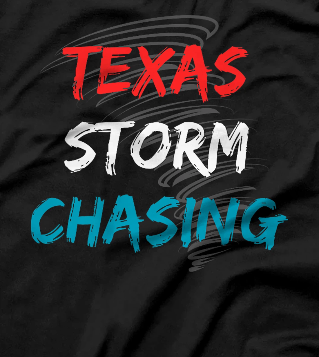 Weather Texas Storm Chasing Red White Blue Clouds Tornados Premium T-Shirt