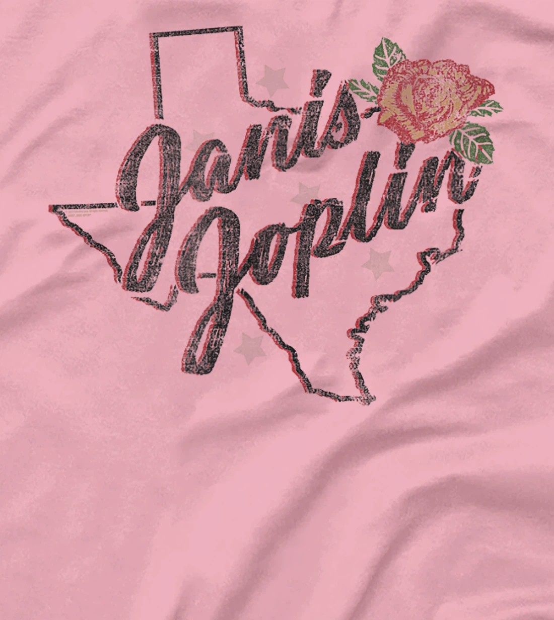 Janis Joplin Texas Rose T-Shirt