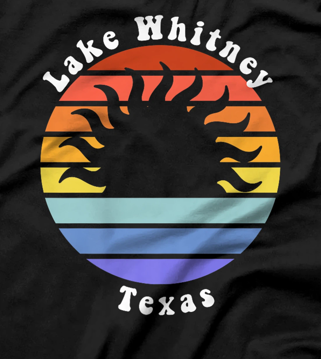 Lake Whitney Texas TX Sunrise and Sunset Souvenir Vacation Premium T-Shirt