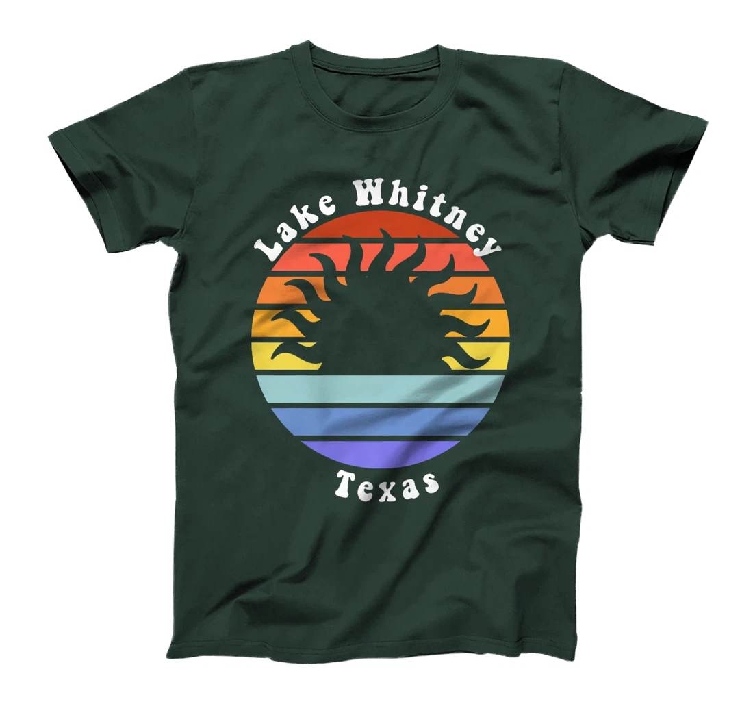 Lake Whitney Texas TX Sunrise and Sunset Souvenir Vacation Premium T-Shirt
