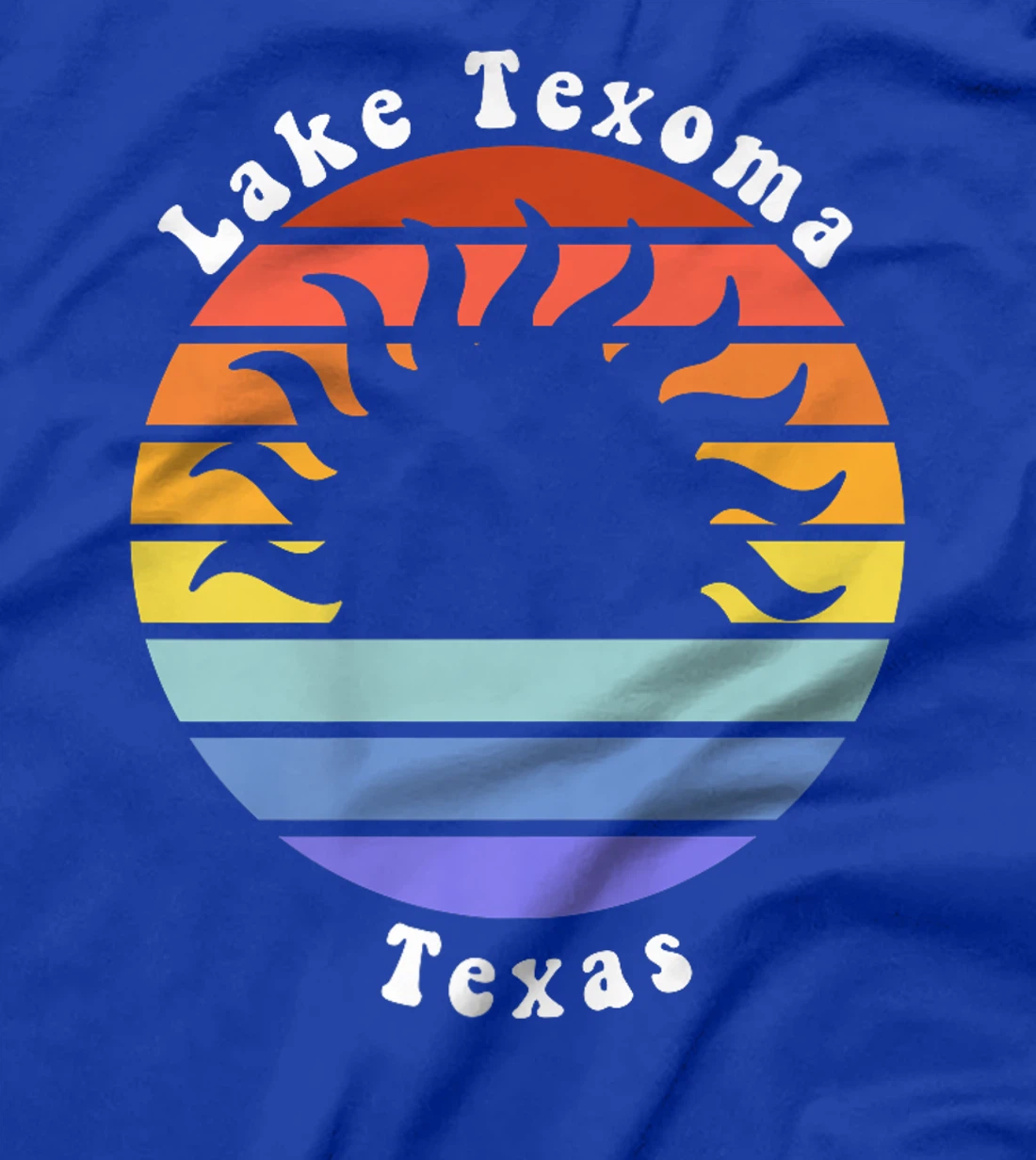Lake Texoma Texas TX Sunrise and Sunset Souvenir Vacation Premium T-Shirt