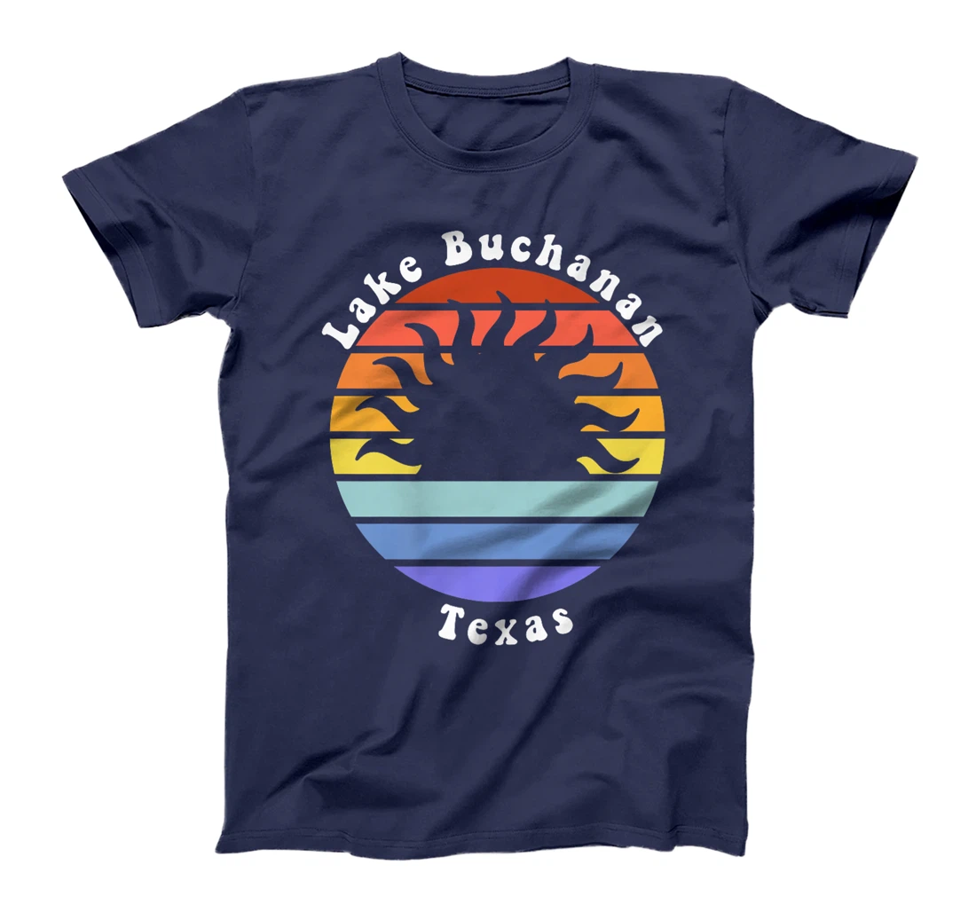 Lake Buchanan Texas TX Sunrise and Sunset Souvenir Vacation Premium T-Shirt
