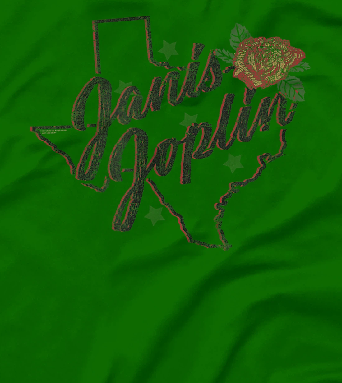 Janis Joplin Texas Rose T-Shirt