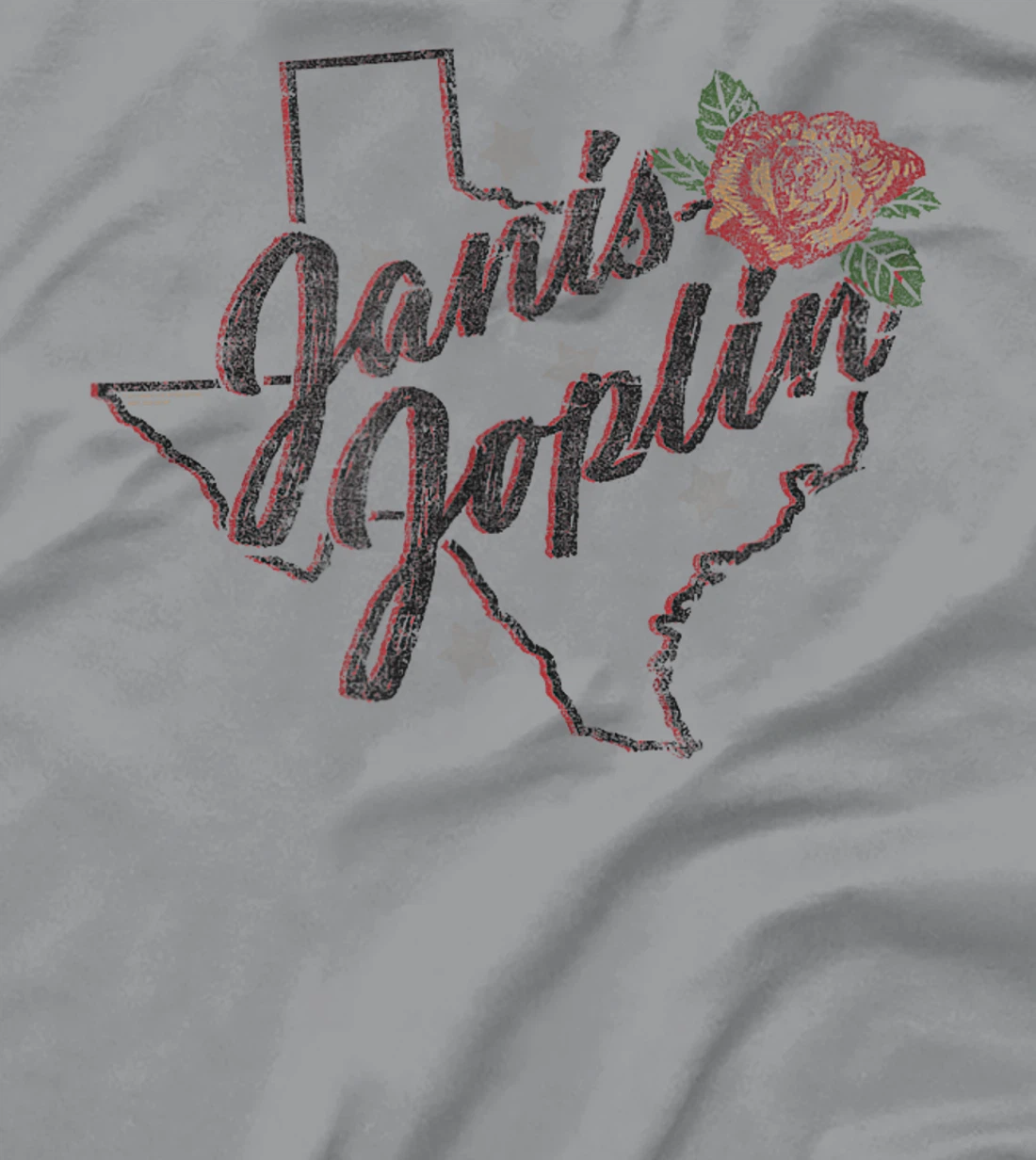 Janis Joplin Texas Rose T-Shirt