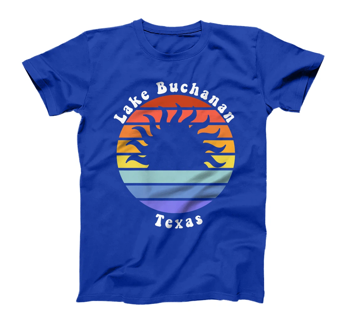 Lake Buchanan Texas TX Sunrise and Sunset Souvenir Vacation Premium T-Shirt