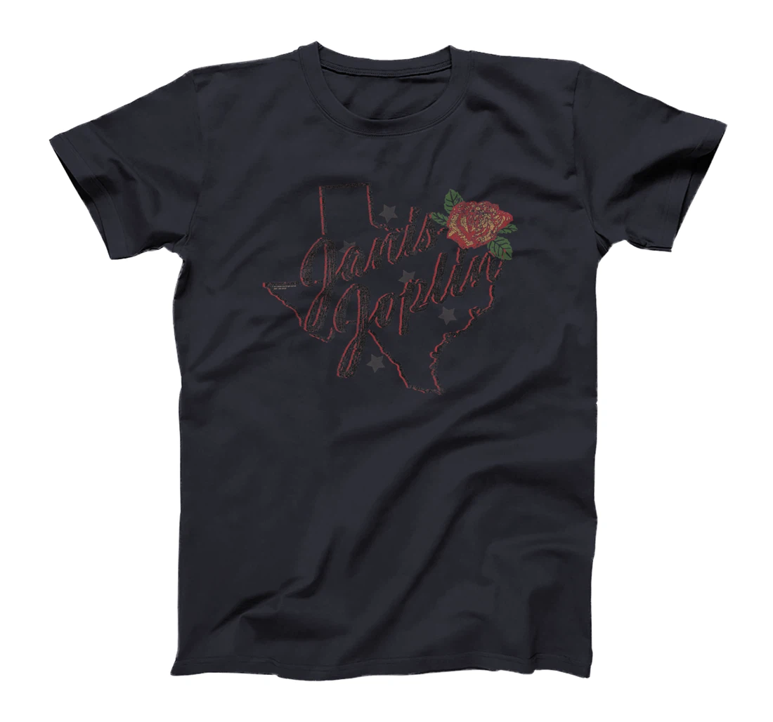 Womens Janis Joplin Texas Rose T-Shirt
