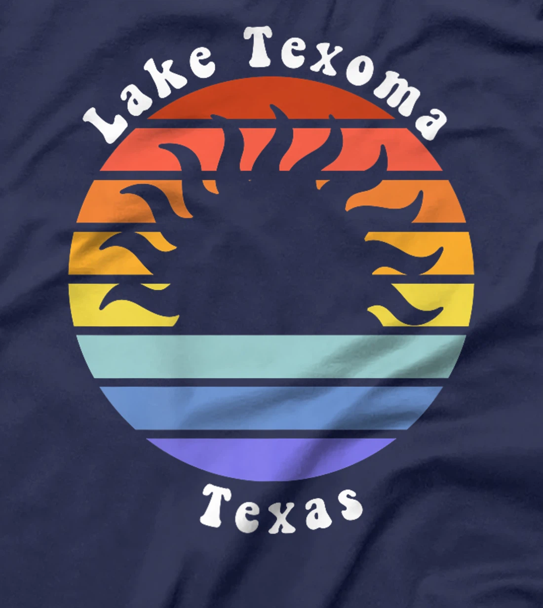 Lake Texoma Texas TX Sunrise and Sunset Souvenir Vacation Premium T-Shirt
