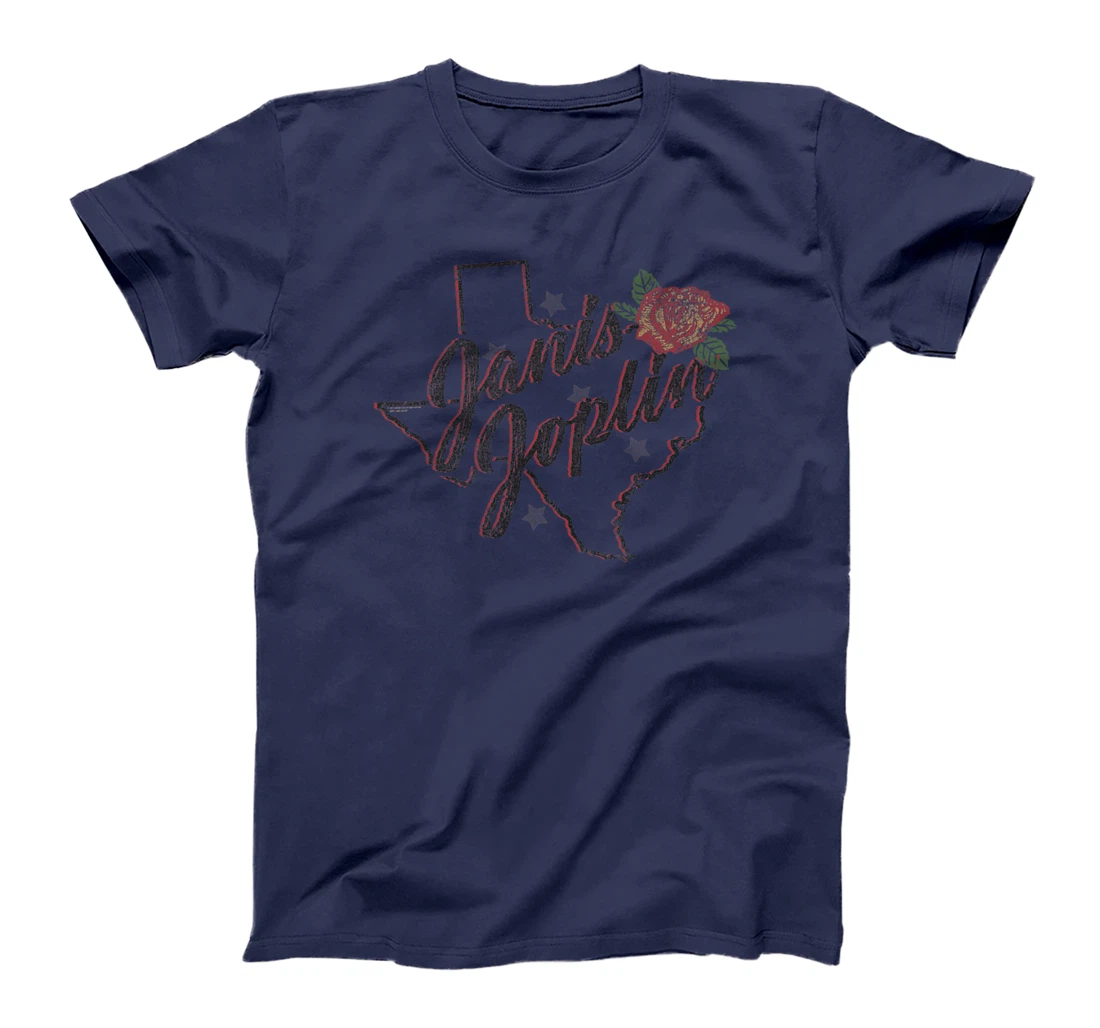 Womens Janis Joplin Texas Rose T-Shirt
