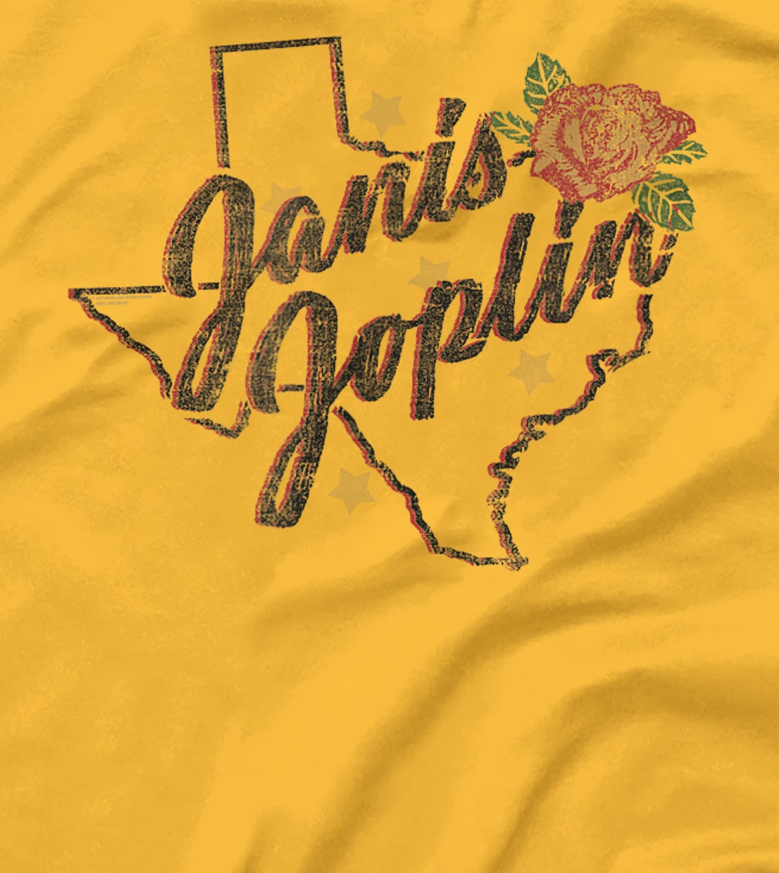 Janis Joplin Texas Rose T-Shirt