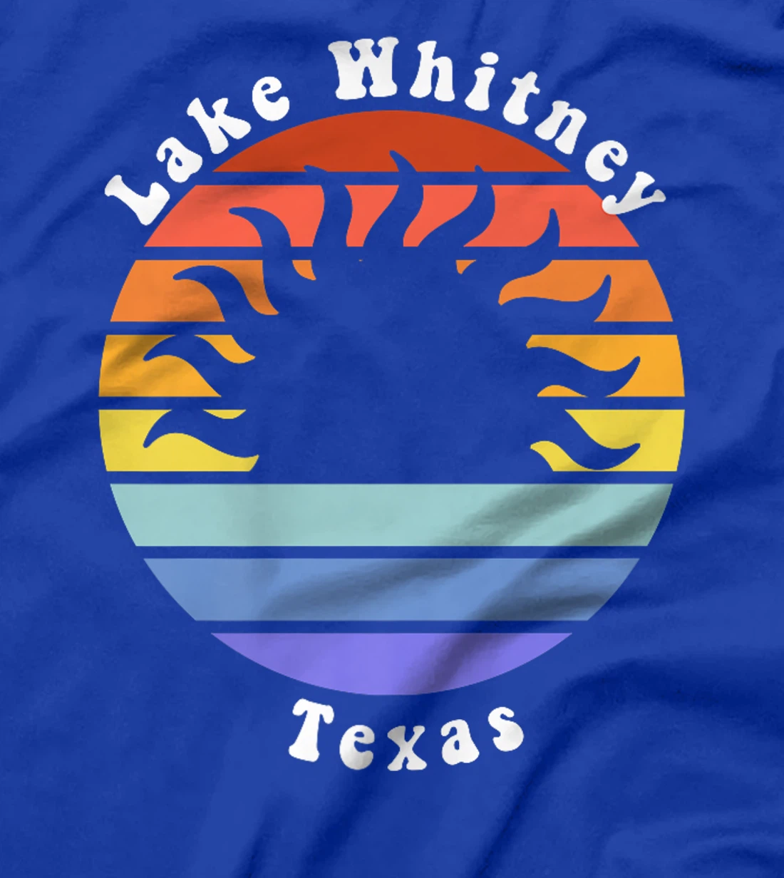 Lake Whitney Texas TX Sunrise and Sunset Souvenir Vacation Premium T-Shirt