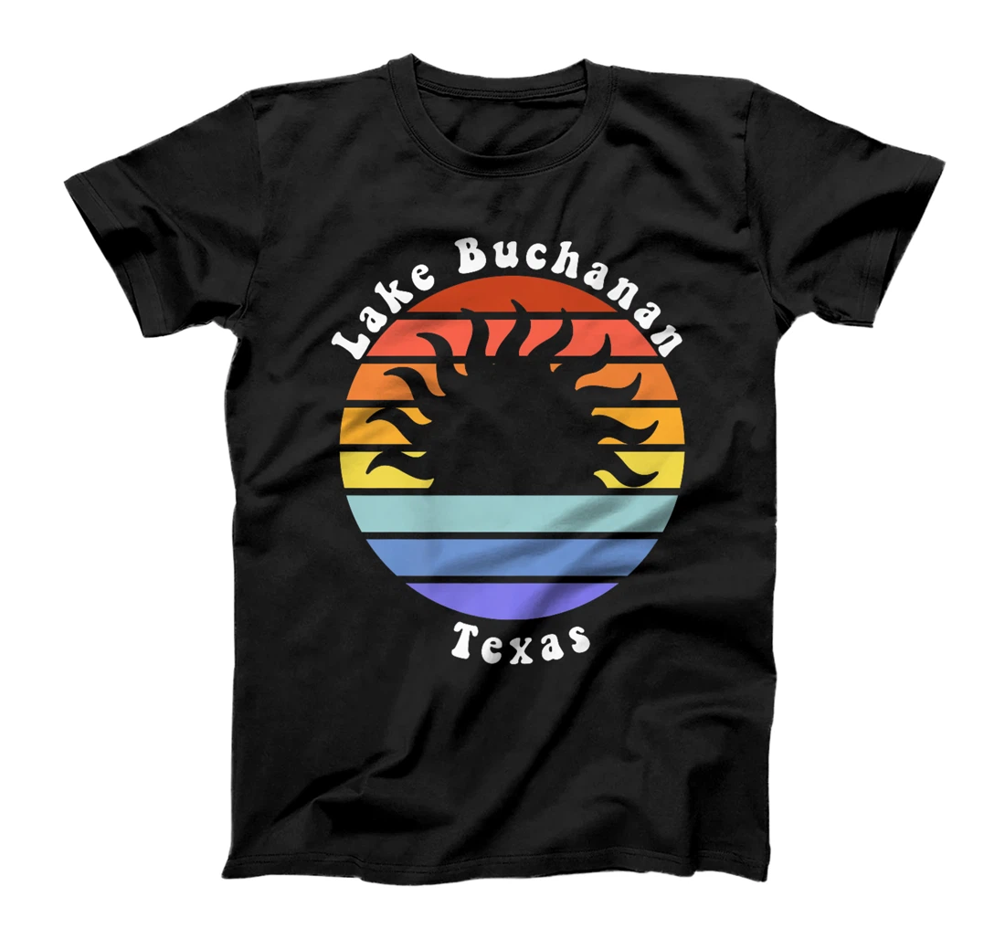 Lake Buchanan Texas TX Sunrise and Sunset Souvenir Vacation Premium T-Shirt