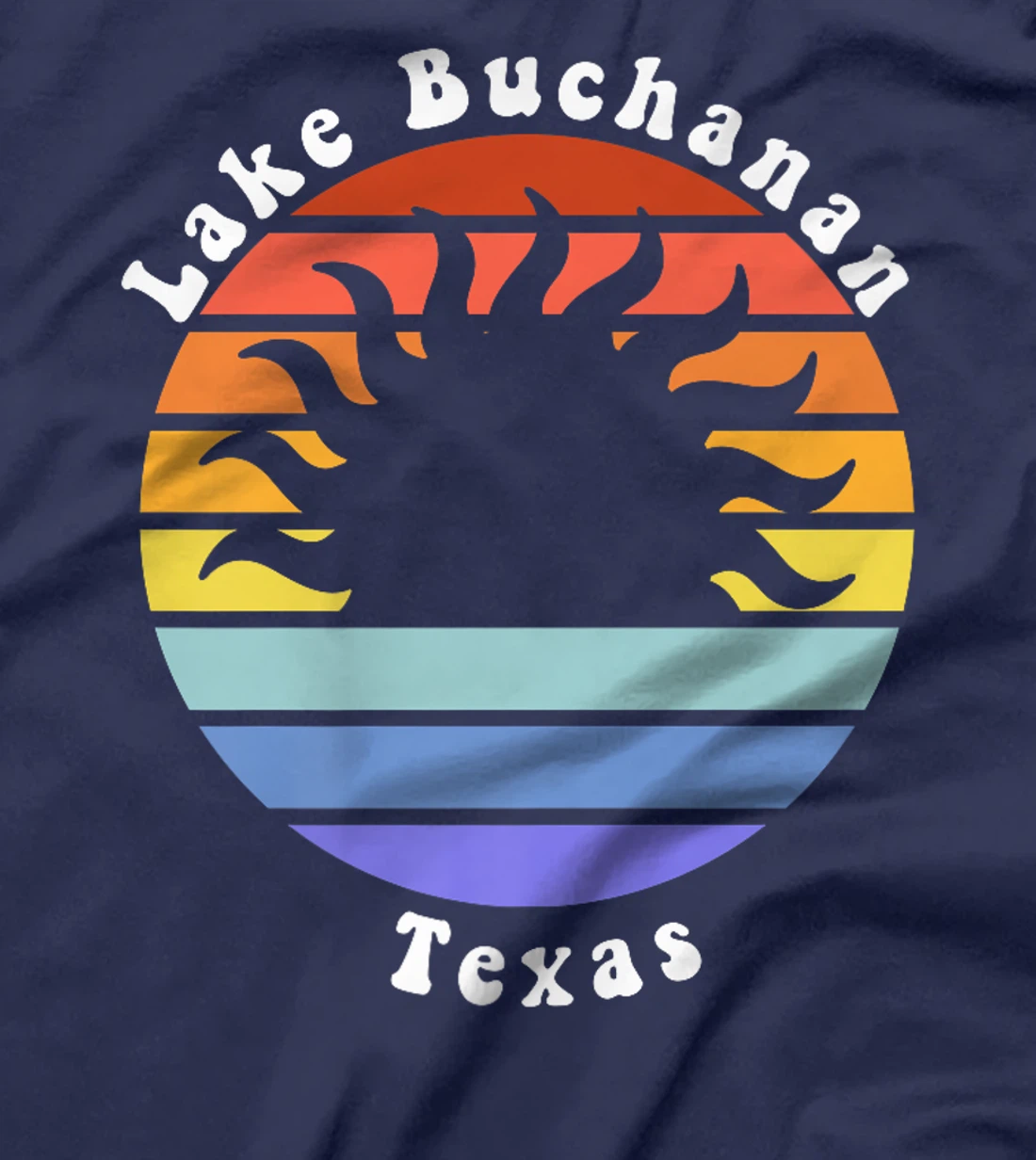 Lake Buchanan Texas TX Sunrise and Sunset Souvenir Vacation Premium T-Shirt