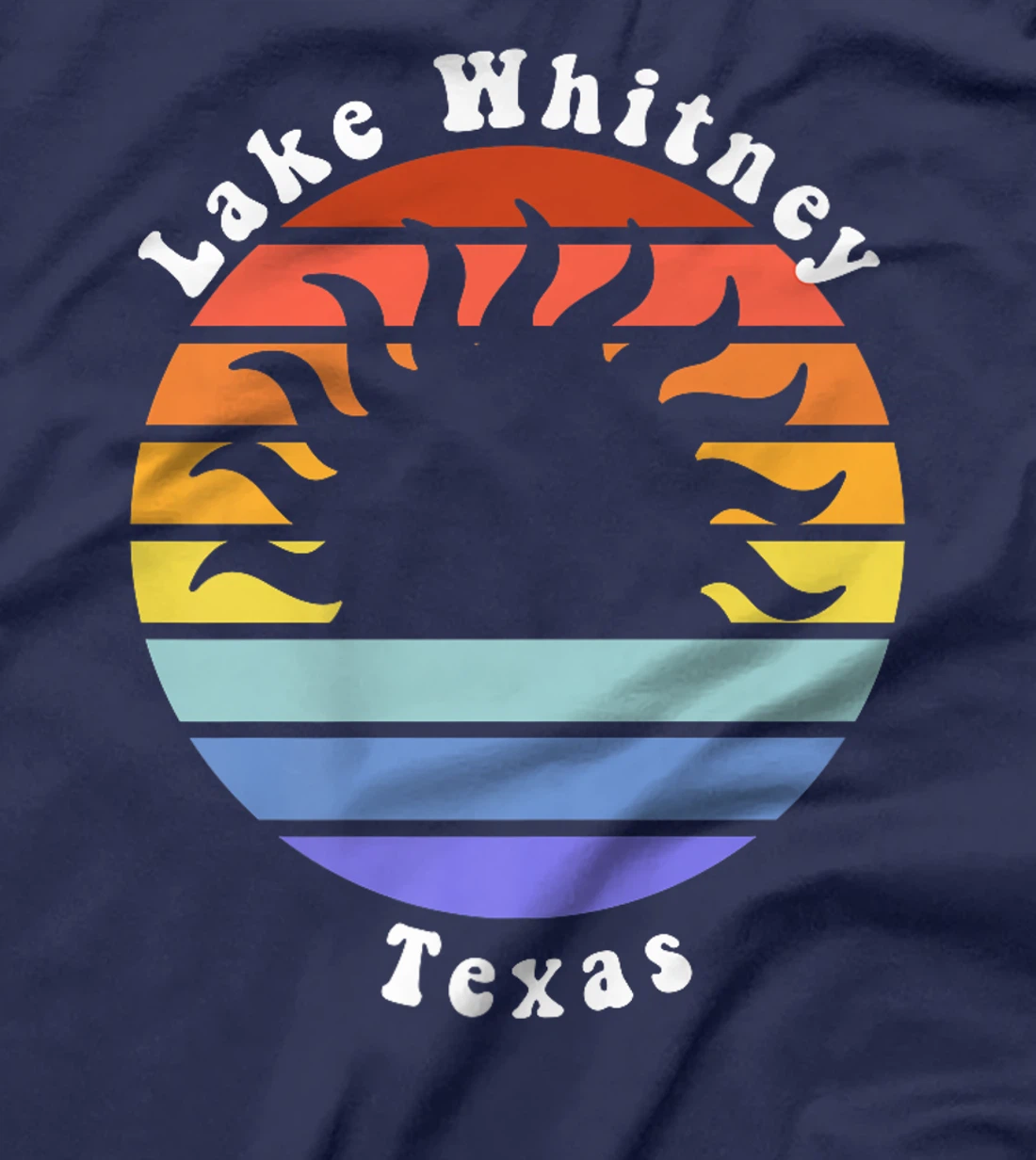 Lake Whitney Texas TX Sunrise and Sunset Souvenir Vacation Premium T-Shirt